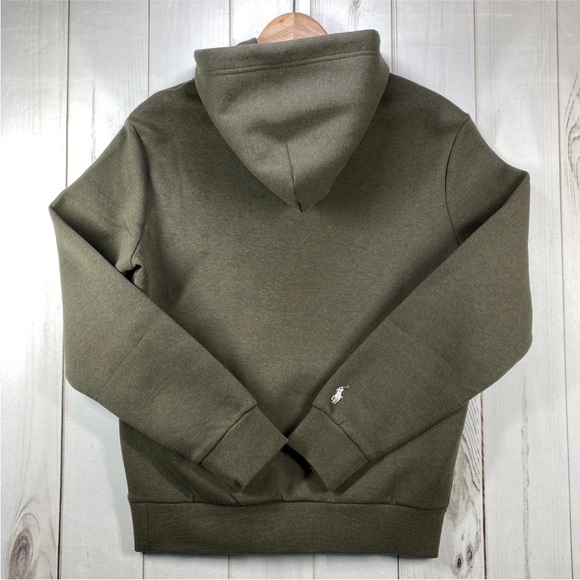 Polo Ralph Lauren Hoodie Mens Small Green Script Logo Pullover NWT Retail: $148 - Picture 8 of 13